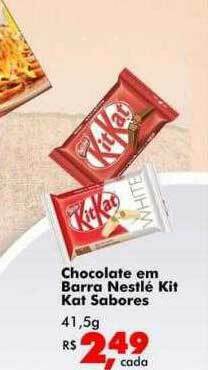 Big Box Chocolate Em Barra Nestlé Kit Kat Sabores oferta