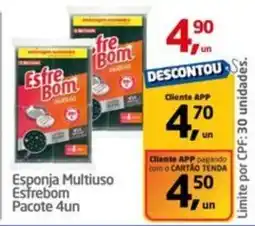 Tenda Atacado Esponja Multiuso Estrebom Pacote 4un oferta