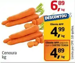 Tenda Atacado Cenoura oferta