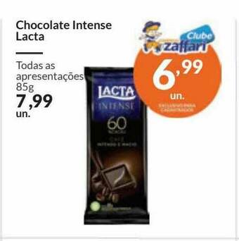 Zaffari Chocolate Intense Lacta oferta