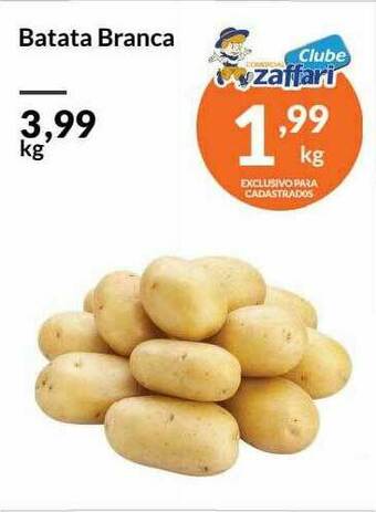 Zaffari Batata Branca oferta