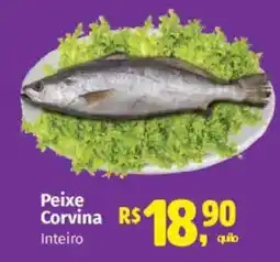 Supermercados Mateus Peixe Corvina Inteiro oferta