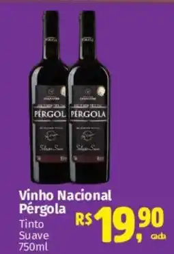 Supermercados Mateus Vinho Nacional Pérgola oferta