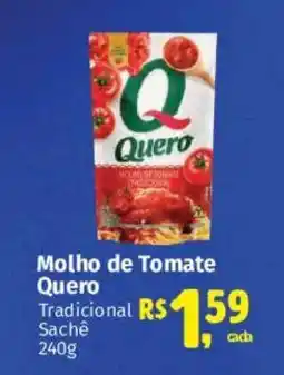 Supermercados Mateus Molho de Tomate Quero Tradicional oferta