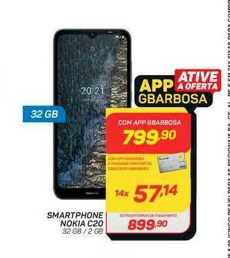 Smartphone Nokia C20