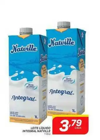 GBarbosa Leite Liquido Integral Natville oferta