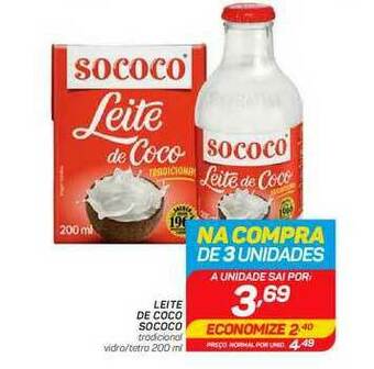 GBarbosa Leite De Coco Sococo oferta