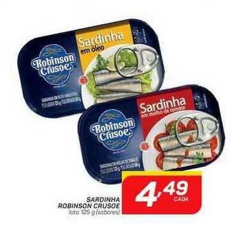 GBarbosa Sardinha Robinson Crusoé oferta