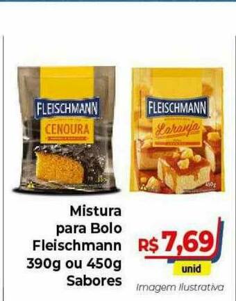 Hiper Moreira Mistura Para Bolo Fleischmann Sabores oferta