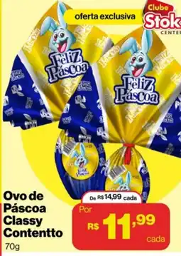 Stok Center Ovo de Páscoa Classy Contentto oferta