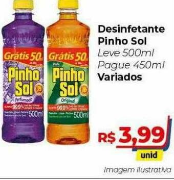 Hiper Moreira Desinfetante Pinho Sol oferta