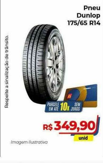 Hiper Moreira Pneu Dunlop 175-65 R14 oferta