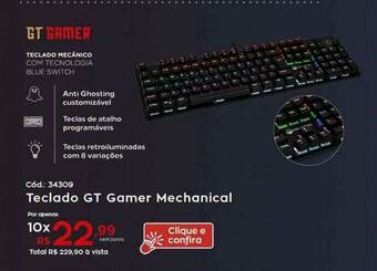 Teclado Gt Gamer Mechanical