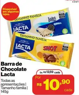Stok Center Barra de Chocolate Lacta oferta