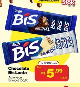 Stok Center Chocolate Bis Lacta oferta