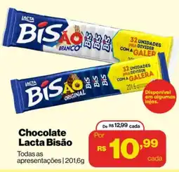 Stok Center Chocolate Lacta Bisão oferta