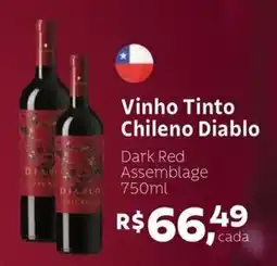 Supermercados Mateus Vinho Tinto Chileno Diablo oferta