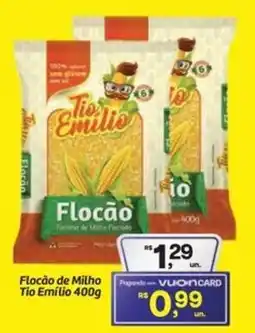 Fort Atacadista Flocão de Milho Tio Emilio oferta