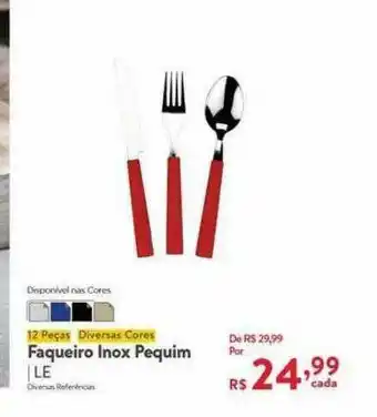 Faqueiro Inox Pequim Le