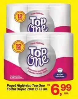 Fort Atacadista Papel Higiênico Top One R Folha Dupla 20m c/12 un. oferta