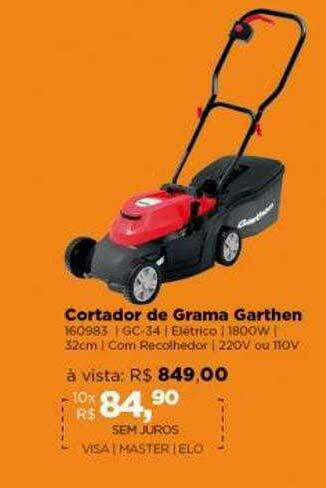 Lojas TaQi Cortador De Grama Garthen oferta