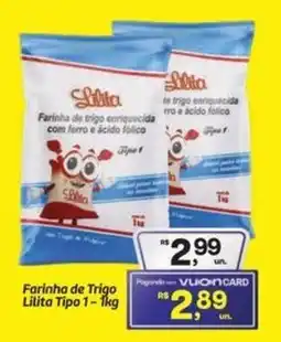 Fort Atacadista Farinha de Trigo Lilita Tipo 1 oferta