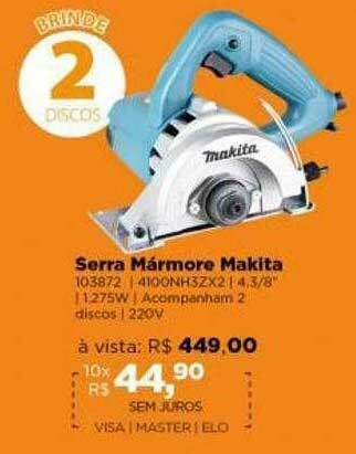 Lojas TaQi Serra Mármore Makita oferta
