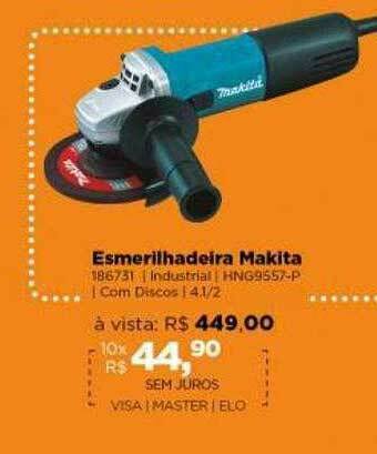 Lojas TaQi Esmerilhadeira Makita 186731 oferta