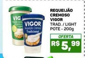 Pais e Filhos Supermercados Requeijão Cremoso Vigor Trad. Light oferta