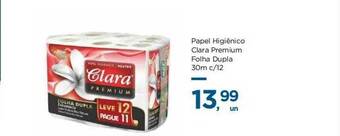 Papel Higiênico Clara Premium Folha Dupla