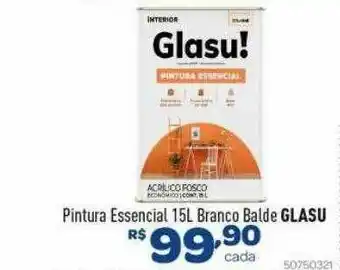 Comjol Pintura Essencial Branco Balde Glasu oferta
