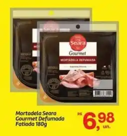 Fort Atacadista Mortadela Seara Gourmet Defumada Fatiada oferta