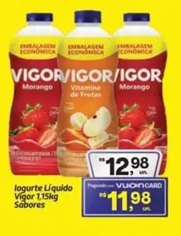 Fort Atacadista logurte Líquido Vigor Sabores oferta