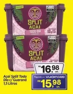 Fort Atacadista Açai Split Todo Día c/ Guaraná oferta