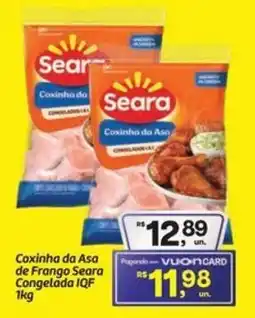 Fort Atacadista Coxinha da Asa de Frango Seara Congelada IQF oferta