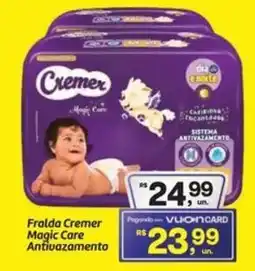 Fort Atacadista Fralda Cremer Magic Care Antivazamento oferta