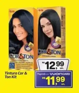Fort Atacadista Tintura Cor & Ton Kit oferta