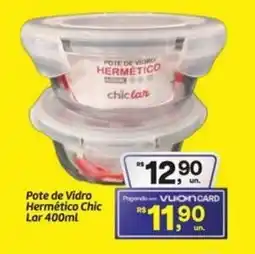 Fort Atacadista Pote de Vidro Hermético Chic Lar oferta