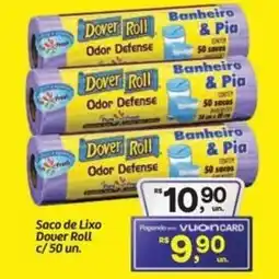 Fort Atacadista Saco de Lixo Dover Roll c/50 un. oferta