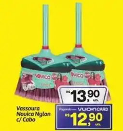 Fort Atacadista Vassoura Novica Nylon c/Cabo oferta