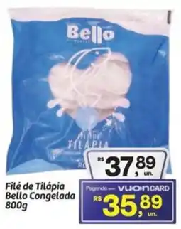 Fort Atacadista Filé de Tilápia Bello Congelada oferta