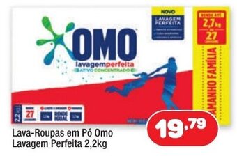 Costazul Supermercados Lava roupas em po Omo Lavagem Perfeita 2.2kg oferta