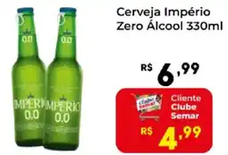 Semar Supermercado Cerveja Império Zero Álcool oferta