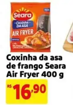 Mercado Extra Coxinha da asa de frango Seara Air Fryer oferta