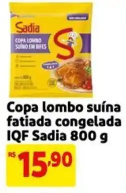 Mercado Extra Copa lombo suína fatiada congelada IQF Sadia oferta