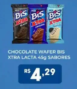 Semar Supermercado Chocolate wafer bis xtra lacta sabores oferta
