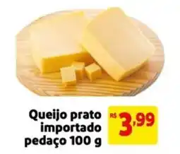 Mercado Extra Queijo prato importado pedaço oferta