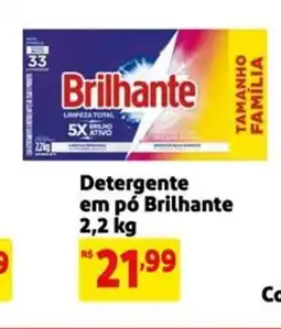 Mercado Extra Detergente em pó Brilhante oferta