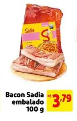 Mercado Extra Bacon Sadia embalado oferta
