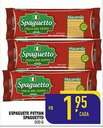 Mercantil Rodrigues Espaguete petyan spaguetto 500g oferta